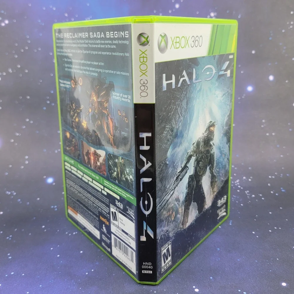 Halo 4 Xbox 360 Microsoft 2012 2-Disc Set Master Chief Reclaimer Saga NTSC